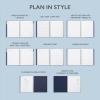 Blue Sky 2026-2027 Weekly and Monthly Academic Year Planner Calendar, July 2026 – June 2027, 7″ x 9″, Flexible Cover, Wirebound, Laminated Tabs, Enterprise Navy(Enterprise Navy- 2024/2025)