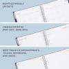 Blue Sky 2026-2027 Weekly and Monthly Academic Year Planner Calendar, July 2026 – June 2027, 7″ x 9″, Flexible Cover, Wirebound, Laminated Tabs, Enterprise Navy(Enterprise Navy- 2024/2025)