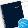 Blue Sky 2026-2027 Weekly and Monthly Academic Year Planner Calendar, July 2026 – June 2027, 7″ x 9″, Flexible Cover, Wirebound, Laminated Tabs, Enterprise Navy(Enterprise Navy- 2026/2027)