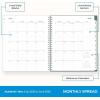 Blue Sky Weekly and Monthly Academic Year Planner Calendar, July – June, 8″ x 10.875″, Flexible Cover, Wirebound, Laminated Tabs, Pound (Dainian- 2026/2027, 8″ x 10.875″)(Seychelle- 2025/2026)