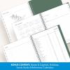 Blue Sky Weekly and Monthly Academic Year Planner Calendar, July – June, 8″ x 10.875″, Flexible Cover, Wirebound, Laminated Tabs, Pound (Dainian- 2026/2027, 8″ x 10.875″)(Seychelle- 2026/2027)