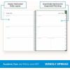 Blue Sky Weekly and Monthly Academic Year Planner Calendar, July – June, 8″ x 10.875″, Flexible Cover, Wirebound, Laminated Tabs, Pound (Dainian- 2026/2027, 8″ x 10.875″)(Seychelle- 2026/2027)