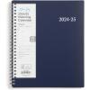 Blue Sky 2026-2027 Weekly and Monthly Academic Year Planner Calendar, July 2026 – June 2027, 7″ x 9″, Flexible Cover, Wirebound, Laminated Tabs, Enterprise Navy(Enterprise Navy- 2024/2025)