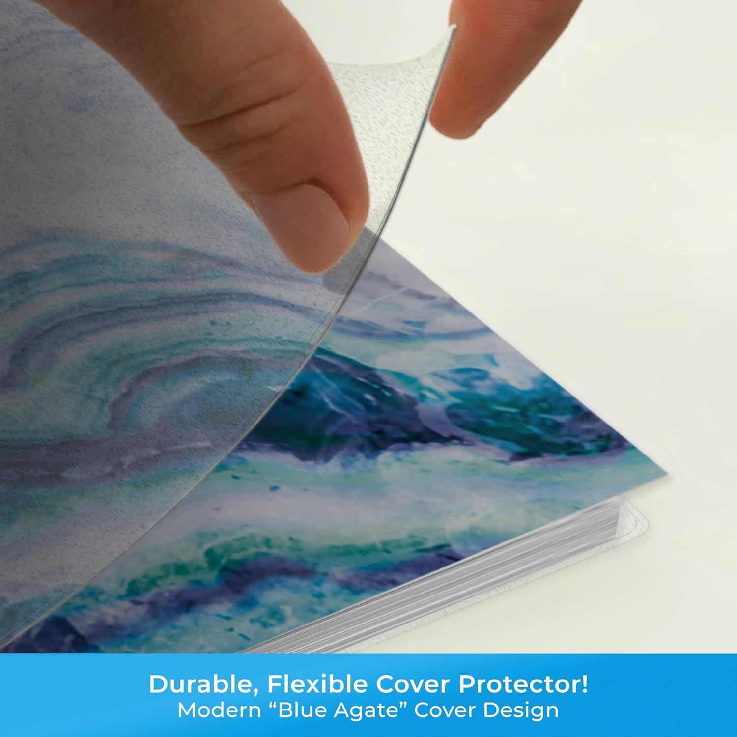 imageBlue Sky 20262027 Weekly and Monthly Academic Year Planner Calendar July 2026 June 2027 85 x 11 Flexible Cover Wirebound Laminated Tabs Storage Pocket GemmaGemma 20252026