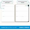 Blue Sky 2026-2027 Weekly and Monthly Academic Year Planner Calendar, July 2026 – June 2027, 8.5″ x 11″, Flexible Cover, Wirebound, Laminated Tabs, Storage Pocket, Pippi(Pippi- 2026/2027)