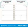 Blue Sky 2026-2027 Weekly and Monthly Academic Year Planner Calendar, July 2026 – June 2027, 8.5″ x 11″, Flexible Cover, Wirebound, Laminated Tabs, Storage Pocket, Gemma(Gemma- 2026/2027)