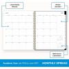 Blue Sky 2026-2027 Weekly and Monthly Academic Year Planner Calendar, July 2026 – June 2027, 8.5″ x 11″, Flexible Cover, Wirebound, Laminated Tabs, Storage Pocket, Pippi(Pippi- 2026/2027)