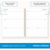 Blue Sky 2026-2027 Weekly and Monthly Academic Year Planner Calendar, July 2026 – June 2027, 8.5″ x 11″, Flexible Cover, Wirebound, Laminated Tabs, Storage Pocket, Gemma(Gemma- 2025/2026)