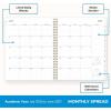 Blue Sky 2026-2027 Weekly and Monthly Academic Year Planner Calendar, July 2026 – June 2027, 8.5″ x 11″, Flexible Cover, Wirebound, Laminated Tabs, Storage Pocket, Gemma(Gemma- 2026/2027)