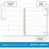 Blue Sky 2026-2027 Weekly and Monthly Academic Year Planner Calendar, July 2026 – June 2027, 8.5″ x 11″, Flexible Cover With Zip Pouch, Wirebound, Storage Pocket, Nickelson(Nickelson- 2026/2027)