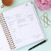 Blue Sky Day Designer 2026-2027 Daily and Monthly Academic Year Planner Calendar, July 2026 – June 2027, 8″ x 10″, Flexible Cover, Laminated Tabs, Storage Pocket, Includes Stickers, Black Stripe(Black Stripe- 2026/2027)