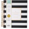 Blue Sky Day Designer 2026-2027 Daily and Monthly Academic Year Planner Calendar, July 2026 – June 2027, 8″ x 10″, Flexible Cover, Laminated Tabs, Storage Pocket, Includes Stickers, Black Stripe(Black Stripe- 2026/2027)