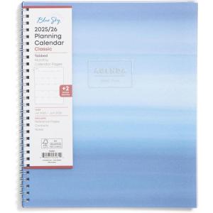 Blue Sky 2026-2027 Monthly Academic Year Planner Calendar, July 2026 – June 2027, 8″ x 10″, Monthly Layout, Flexible Cover, Laminated Tabs, Wirebound, Chanson(Chanson- 2025/2026)