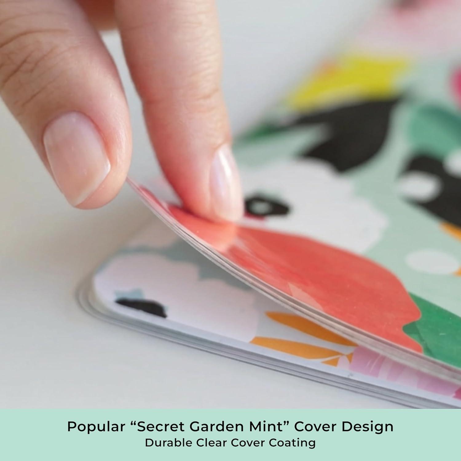 imageBlue Sky Day Designer 20262027 Monthly Academic Year Planner Calendar July 2026 June 2027 85 x 11 Flexible Cover Stapled Binding Secret Garden MintSecret Garden Mint 20262027