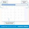 Blue Sky 2026-2027 Monthly Academic Year Teacher Planner Calendar, July 2026 – June 2027, 8.5″ x 11″, Coated Paper Cover, Stapled Binding, Rainbow Pencils(Rainbow Pencils- 2026/2027)