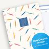 Blue Sky 2026-2027 Monthly Academic Year Teacher Planner Calendar, July 2026 – June 2027, 8.5″ x 11″, Coated Paper Cover, Stapled Binding, Rainbow Pencils(Rainbow Pencils- 2026/2027)