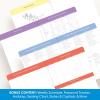 Blue Sky 2026-2027 Monthly Academic Year Teacher Planner Calendar, July 2026 – June 2027, 8.5″ x 11″, Coated Paper Cover, Stapled Binding, Rainbow Pencils(Rainbow Pencils- 2026/2027)