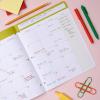 Blue Sky 2026-2027 Monthly Academic Year Teacher Planner Calendar, July 2026 – June 2027, 8.5″ x 11″, Coated Paper Cover, Stapled Binding, Rainbow Pencils(Rainbow Pencils- 2026/2027)