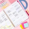 Blue Sky 2026-2027 Weekly and Monthly Academic Year Student Planner Calendar, July 2026 – June 2027, 8.5″ x 11″, Flexible Cover, Wirebound, Laminated Tabs, Storage Pocket, Star Confetti Bright(Star Confetti Bright- 2026/2027)