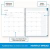Blue Sky 2026-2027 Weekly and Monthly Academic Year Teacher Lesson Planner Calendar, July 2026 – June 2027, 8.5″ x 11″, Clear Pocket Cover, Wirebound, Laminated Tabs, Storage Pocket, Ditsy Dapple Light(Ditsy Dapple Light- 2026/2027)