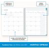 Blue Sky 2026-2027 Weekly and Monthly Academic Year Teacher Lesson Planner Calendar, July 2026 – June 2027, 8.5″ x 11″, Clear Pocket Cover, Wirebound, Laminated Tabs, Storage Pocket, Dots(Dots- 2026/2027)