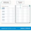 Blue Sky 2026-2027 Weekly and Monthly Academic Year Teacher Lesson Planner Calendar, July 2026 – June 2027, 8.5″ x 11″, Clear Pocket Cover, Wirebound, Laminated Tabs, Storage Pocket, Dots(Dots- 2025/2026)