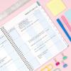 Blue Sky 2026-2027 Weekly and Monthly Academic Year Teacher Lesson Planner Calendar, July 2026 – June 2027, 8.5″ x 11″, Clear Pocket Cover, Wirebound, Laminated Tabs, Storage Pocket, Dots(Dots- 2026/2027)