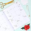 Blue Sky Day Designer 2026-2027 Monthly Academic Year Planner Calendar, July 2026 – June 2027, 8.5″ x 11″, Flexible Cover, Stapled Binding, Secret Garden Mint(Secret Garden Mint- 2026/2027)