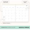 Blue Sky Day Designer 2026-2027 Monthly Academic Year Teacher Planner Calendar, July 2026 – June 2027, 8.5″ x 11″, Coated Paper Cover, Stapled Binding, Swiss Dot Blush(Swiss Dot Blush- 2026/2027)