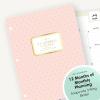 Blue Sky Day Designer 2026-2027 Monthly Academic Year Teacher Planner Calendar, July 2026 – June 2027, 8.5″ x 11″, Coated Paper Cover, Stapled Binding, Swiss Dot Blush(Swiss Dot Blush- 2026/2027)
