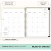 Blue Sky Day Designer 2026-2027 Weekly and Monthly Academic Year Planner Calendar, July 2026 – June 2027, 8.5″ x 11″, Flexible Cover, Laminated Tabs, Storage Pocket, Includes Stickers, Rose Garden(Rose Garden- 2026/2027)