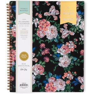 Blue Sky Day Designer 2026-2027 Weekly and Monthly Academic Year Planner Calendar, July 2026 – June 2027, 8.5″ x 11″, Flexible Cover, Laminated Tabs, Storage Pocket, Includes Stickers, Rose Garden(Rose Garden- 2026/2027)