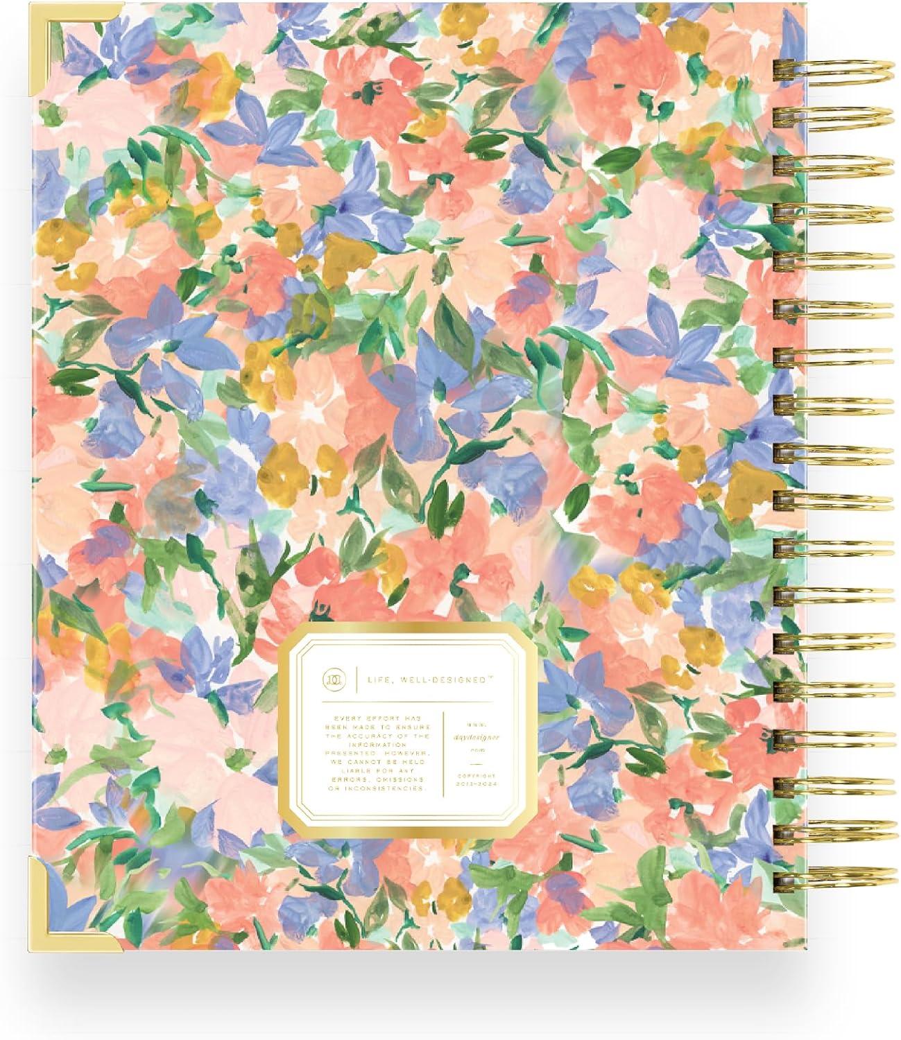 imageDay Designer 20262027 Daily Planner Premium Planner for Stylish Organization Combines Monthly Calendar Hourly Schedule ToDo List Gratitude Goal Setting Inspirational Quotes Stickers amp More Elegant laminated Cover with Gold Accents Azure 202627Lorelei