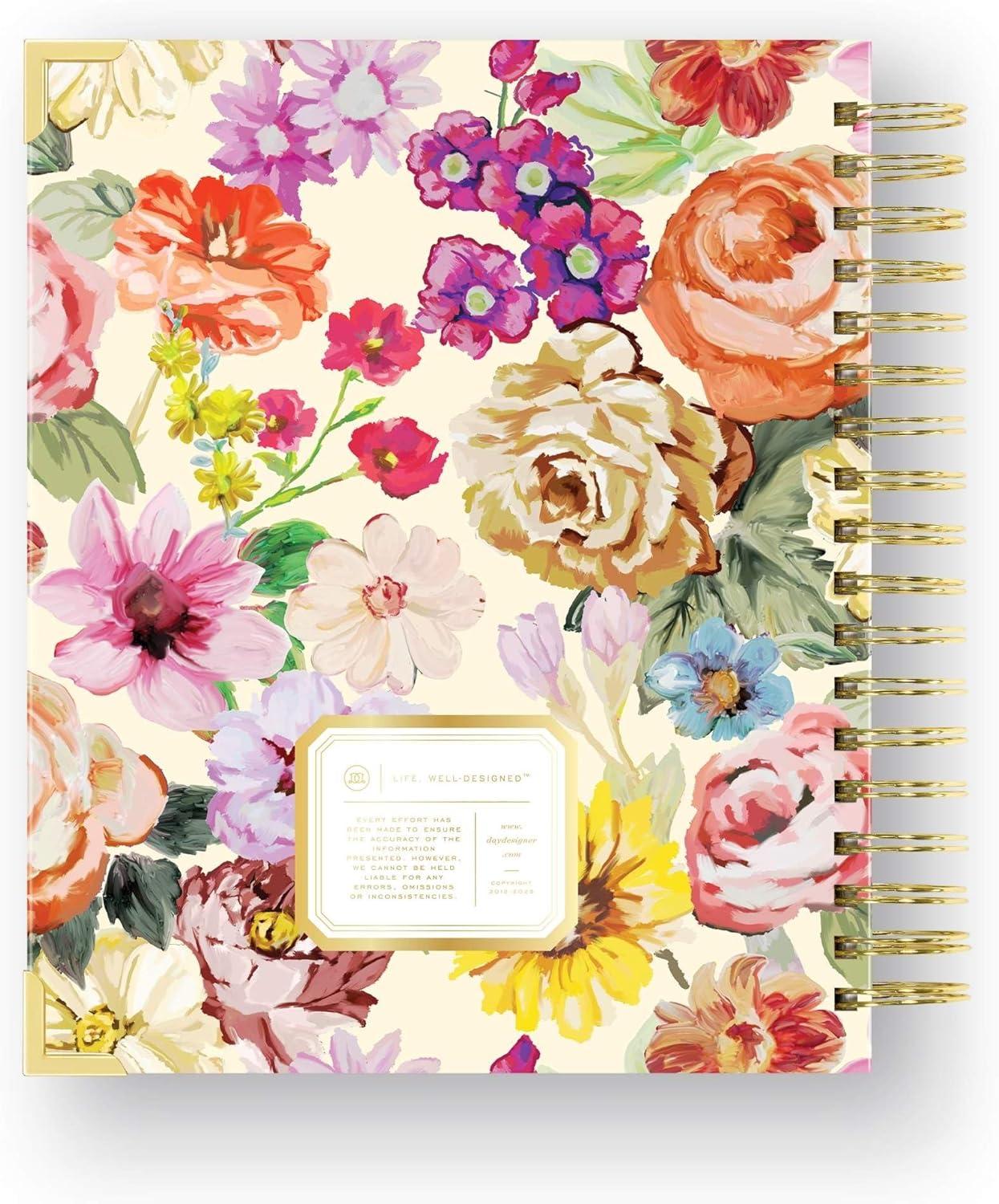 imageDay Designer 20262027 Daily Planner Premium Planner for Stylish Organization Combines Monthly Calendar Hourly Schedule ToDo List Gratitude Goal Setting Inspirational Quotes Stickers amp More Elegant laminated Cover with Gold Accents Azure 202627Oh So Lovely 202627