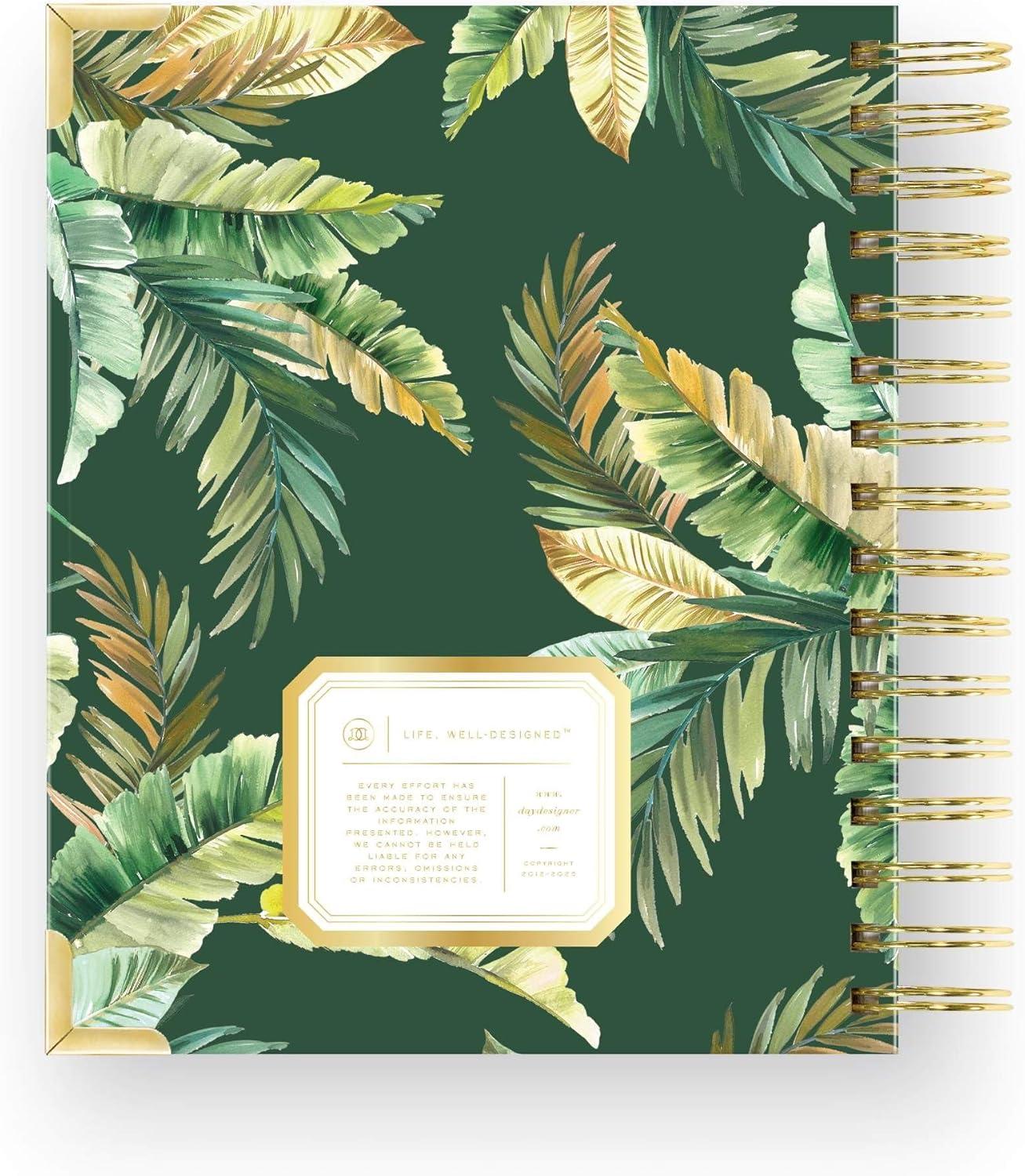 imageDay Designer 202627 Mini Daily Planner July 2026 June 2027 6x8125 Page Size Glossy Laminated Cover Black Stripe 202627St Barts 202627