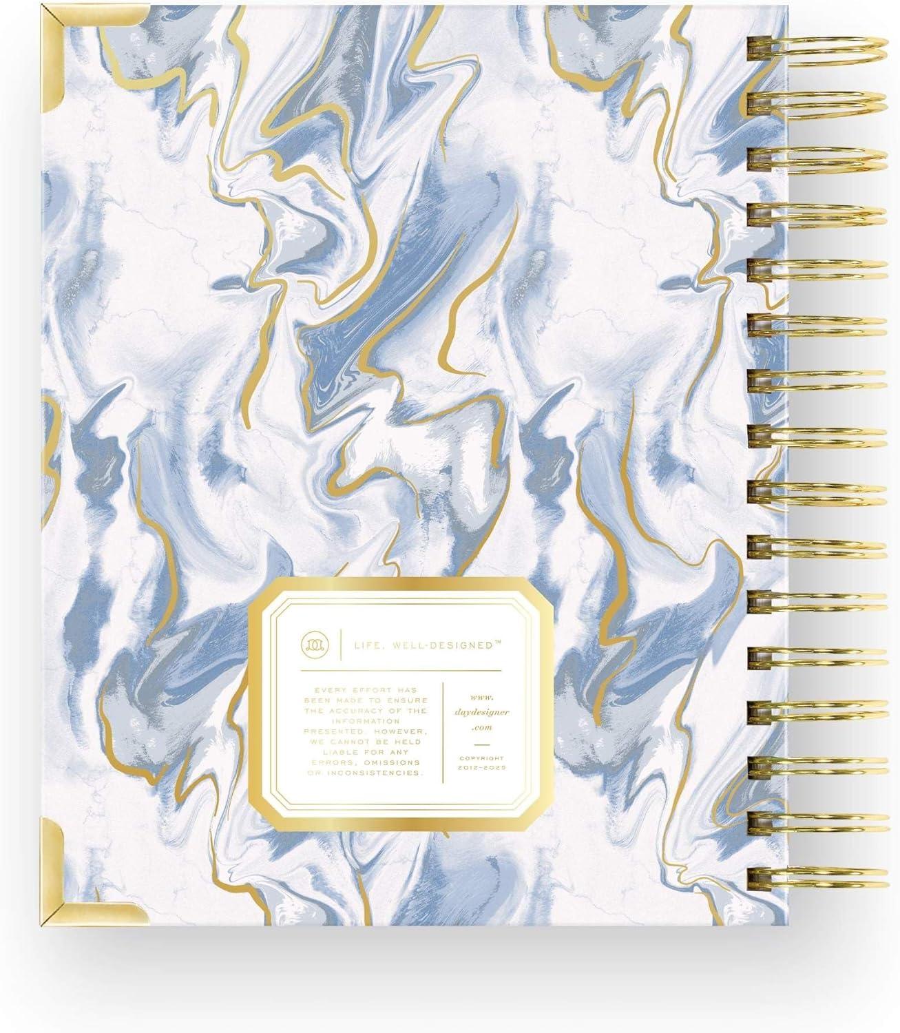 imageDay Designer 202627 Mini Daily Planner July 2026 June 2027 6x8125 Page Size Glossy Laminated Cover Capri 202627Azure 202627