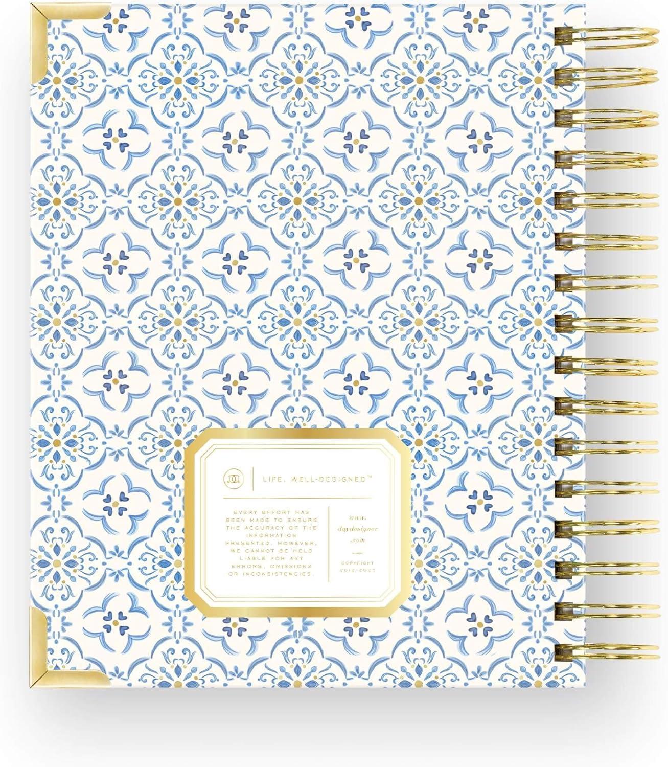 imageDay Designer 202627 Mini Daily Planner July 2026 June 2027 6x8125 Page Size Glossy Laminated Cover Capri 202627Casa Bella 202627