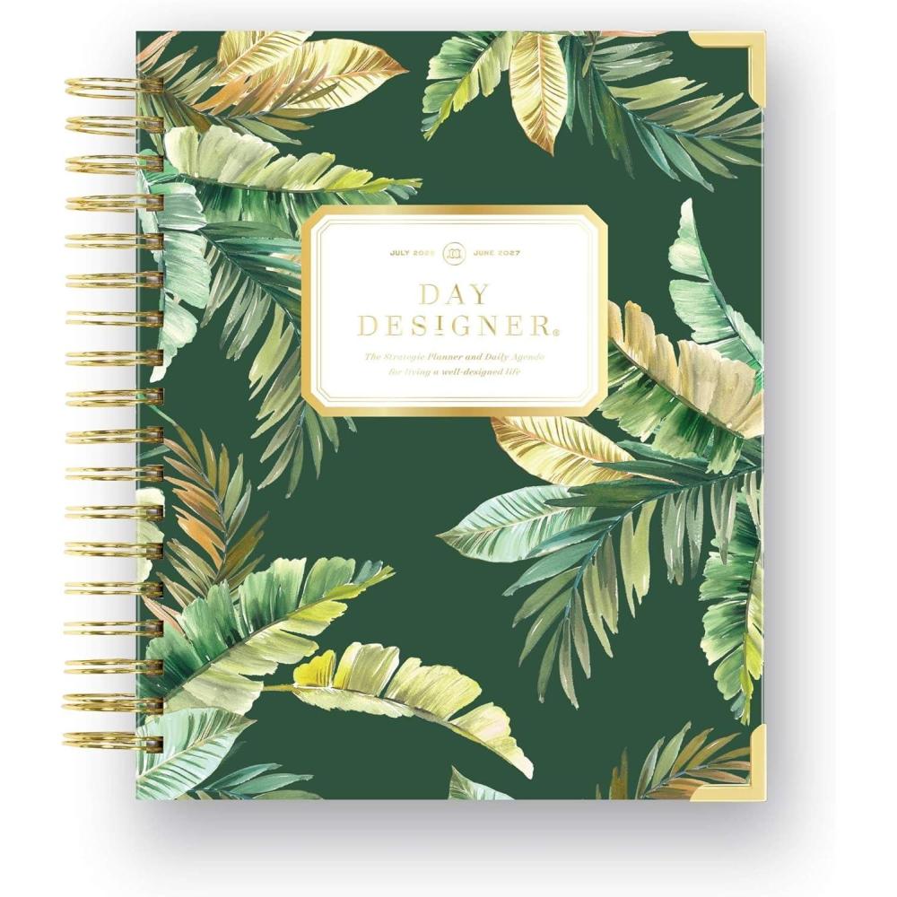 imageDay Designer 20262027 Daily Planner Premium Planner for Stylish Organization Combines Monthly Calendar Hourly Schedule ToDo List Gratitude Goal Setting Inspirational Quotes Stickers amp More Elegant laminated Cover with Gold Accents Casa Bella 202627St Barts 202627