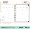 Blue Sky Day Designer 2026-2027 Weekly and Monthly Academic Year Planner Calendar, July 2026 – June 2027, 8.5″ x 11″, Clear Pocket Cover, Laminated Tabs, Storage Pocket, Includes Stickers, Peyton Navy(Peyton Navy- 2026/2027)