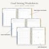 Day Designer 2026-2027 Daily Planner – Premium Planner for Stylish Organization. Combines Monthly Calendar, Hourly Schedule, To-Do List, Gratitude, Goal Setting, Inspirational Quotes, Stickers & More. Elegant laminated Cover with Gold Accents (Casa Bella – 2026-27)(Azure)