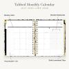 Day Designer 2026-2027 Daily Planner – Premium Planner for Stylish Organization. Combines Monthly Calendar, Hourly Schedule, To-Do List, Gratitude, Goal Setting, Inspirational Quotes, Stickers & More. Elegant laminated Cover with Gold Accents (Azure – 2026-27)(Painted Leopard)