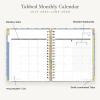 Day Designer 2026-2027 Daily Planner – Premium Planner for Stylish Organization. Combines Monthly Calendar, Hourly Schedule, To-Do List, Gratitude, Goal Setting, Inspirational Quotes, Stickers & More. Elegant laminated Cover with Gold Accents (Azure – 2026-27)(Lorelei)