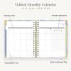 Day Designer 2026-2027 Daily Planner – Premium Planner for Stylish Organization. Combines Monthly Calendar, Hourly Schedule, To-Do List, Gratitude, Goal Setting, Inspirational Quotes, Stickers & More. Elegant laminated Cover with Gold Accents (Azure – 2026-27)(Azure)