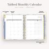 Day Designer 2026-27 Mini Daily Planner, July 2026 – June 2027, 6×8.125 Page Size, Glossy Laminated Cover (Black Stripe – 2026-27)(Azure – 2026-27)