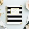Day Designer 2026-27 Mini Daily Planner, July 2026 – June 2027, 6×8.125 Page Size, Glossy Laminated Cover (Capri – 2026-27)(Black Stripe – 2026-27)