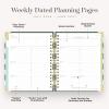Day Designer 2026-27 Weekly Planner, July 2026 – June 2027, 7.4×9.5 Page Size, Glossy Laminated Cover (Black Stripe – 2026-27)(Black Stripe – 2026-27)