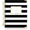 Day Designer 2026-2027 Daily Planner – Premium Planner for Stylish Organization. Combines Monthly Calendar, Hourly Schedule, To-Do List, Gratitude, Goal Setting, Inspirational Quotes, Stickers & More. Elegant laminated Cover with Gold Accents (Azure – 2026-27)(Black Stripe)
