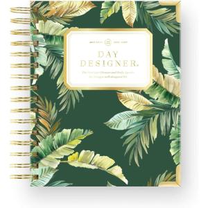 Day Designer 2026-27 Mini Daily Planner, July 2026 – June 2027, 6×8.125 Page Size, Glossy Laminated Cover (Black Stripe – 2026-27)(St. Barts – 2026-27)