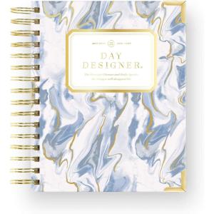 Day Designer 2026-27 Mini Daily Planner, July 2026 – June 2027, 6×8.125 Page Size, Glossy Laminated Cover (Capri – 2026-27)(Azure – 2026-27)