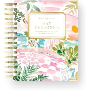 Day Designer 2026-27 Mini Daily Planner, July 2026 – June 2027, 6×8.125 Page Size, Glossy Laminated Cover (Capri – 2026-27)(Capri – 2026-27)